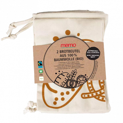 sacchetti per pane in cotone (2pz)